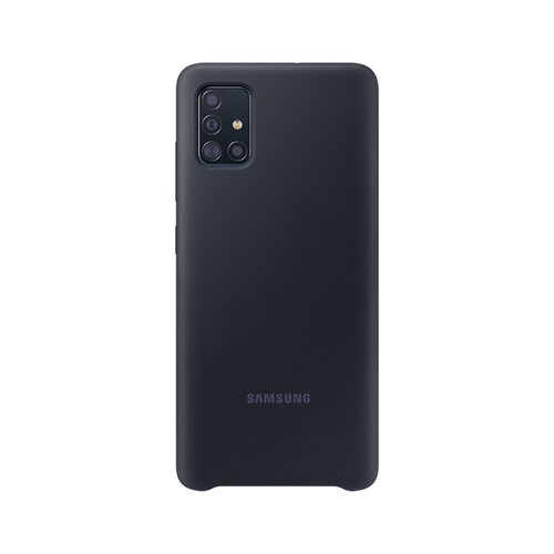 SAMSUNG Galaxy A51 原廠薄型背蓋 黑 (矽膠材質) 台灣公司貨
