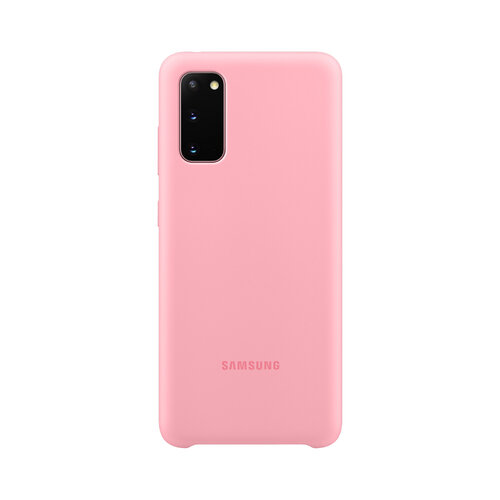 SAMSUNG Galaxy S20 原廠薄型背蓋-粉色 (矽膠材質) 台灣公司貨