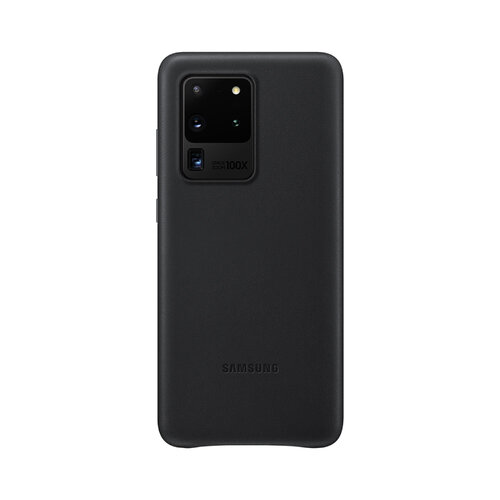 SAMSUNG Galaxy S20 Ultra 原廠皮革背蓋 黑 (台灣公司貨)