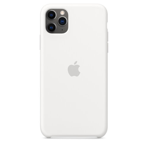 Apple 原廠 iPhone 11 Pro Max Silicone Case 矽膠保護殼 白 (台灣公司貨)