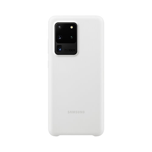 SAMSUNG Galaxy S20 Ultra 原廠薄型背蓋-白色 (矽膠材質) 台灣公司貨