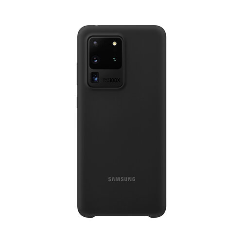 SAMSUNG Galaxy S20 Ultra 原廠薄型背蓋-黑色 (矽膠材質) 台灣公司貨