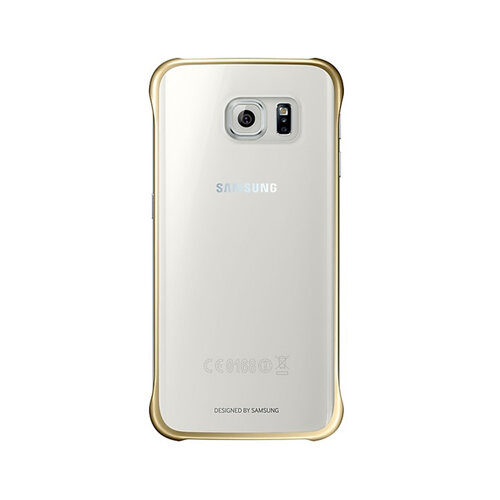 Samsung Galaxy S6 edge 原廠輕薄防護背蓋 金 (贈S6 Edge全幅保護貼)