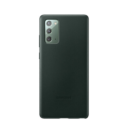 SAMSUNG Galaxy Note20 原廠皮革背蓋 綠 (公司貨-盒裝)