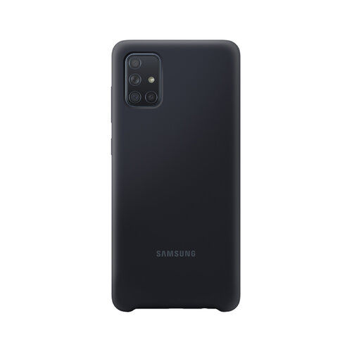 SAMSUNG Galaxy A71 原廠薄型背蓋 黑 (矽膠材質) 台灣公司貨