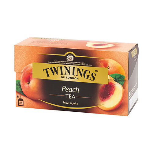 【Twinings 唐寧茶】香甜蜜桃茶｜2克/25入