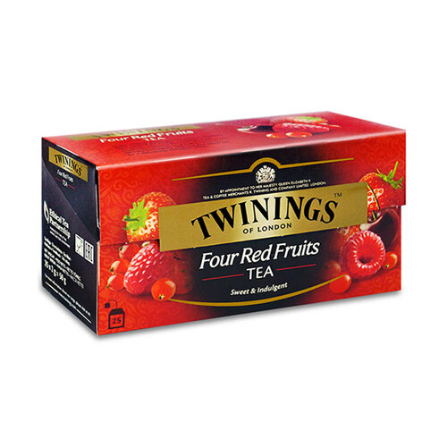 【Twinings 唐寧茶】四紅果茶｜2克/25入