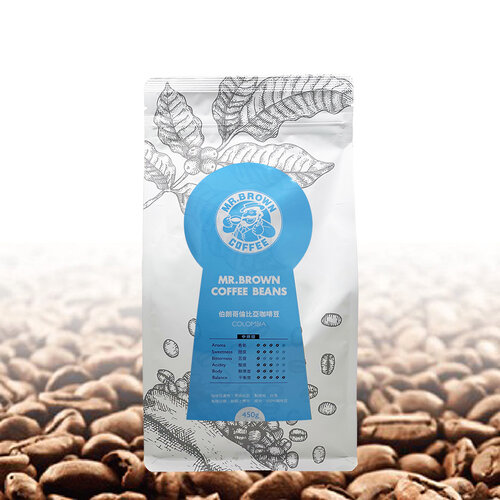 【MR.BROWN 伯朗】哥倫比亞咖啡豆｜一磅/440g ｜Supremo等級｜綜合咖啡豆 Coffee Blends