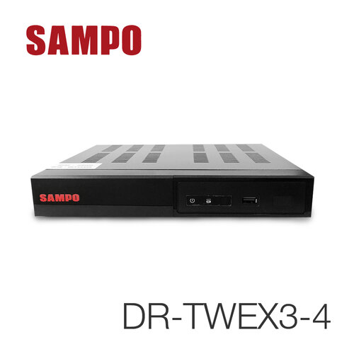 聲寶DR-TWEX3-4 4路 H.265 五合一混合型數位防盜監視監控錄影主機