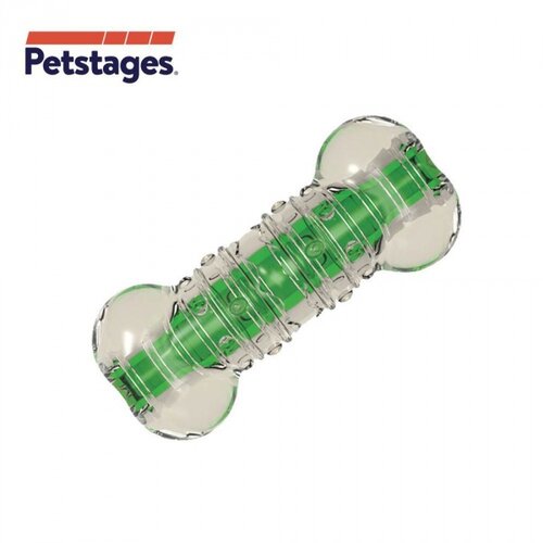 《美國 Petstages》266 綠咖咖果凍骨-L（大型犬）啃咬系列 寵物玩具