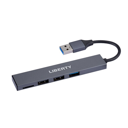 【LIBERTY利百代】3+1複合式USB3.0集線器 LY-301A
