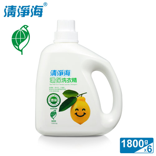 清淨海 檸檬系列環保洗衣精 1800g6入