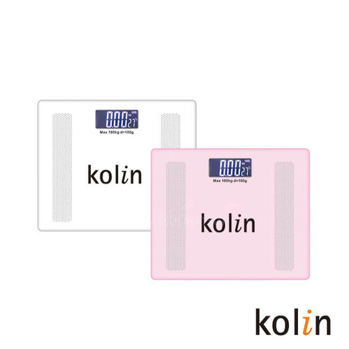 【Kolin 歌林】超薄電子體重計(白/粉 隨機不挑色) KWN-DLW802