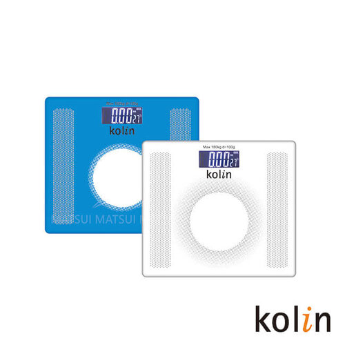 【Kolin 歌林】超薄電子體重計(藍/白 隨機不挑色) KWN-DLW801