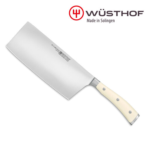 《WUSTHOF》德國三叉CLASSIC IKON_creme 18cm中式片刀