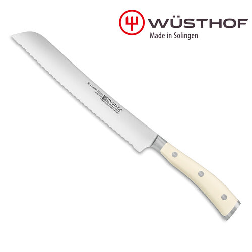 《WUSTHOF》德國三叉CLASSIC IKON_creme 20cm麵包刀