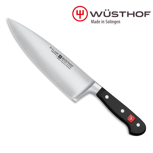 《WUSTHOF》德國三叉CLASSIC 20cm寬版主廚刀