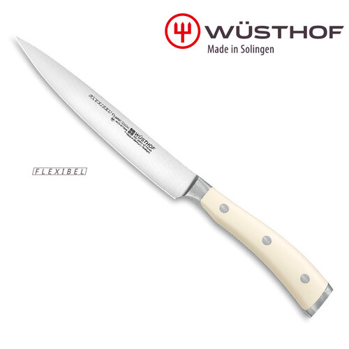 《WUSTHOF》德國三叉CLASSIC IKON_creme 16cm片魚刀
