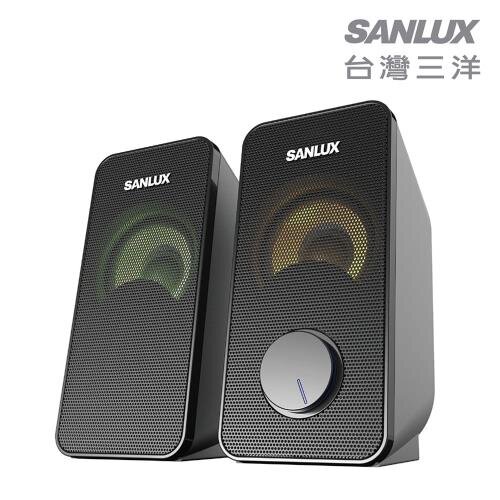 【SANLUX 台灣三洋】2.0聲道USB多媒體喇叭 (SYSP-200)