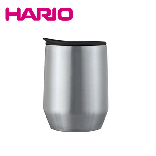 HARIO MIO鬱金香型不鏽鋼保溫杯-酷炫黑
