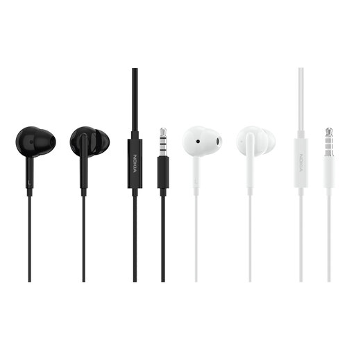 NOKIA 原廠 3.5mm動態低音 入耳式耳機 - 黑色 E2102A (盒裝)