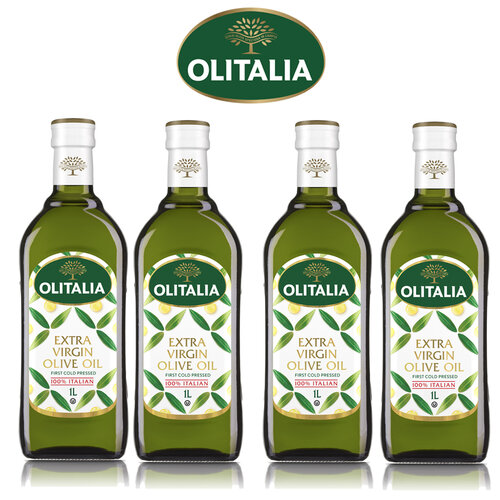 【奧利塔olitalia】特級初榨橄欖油1000mlx4瓶(雙入禮盒組)A220006x4
