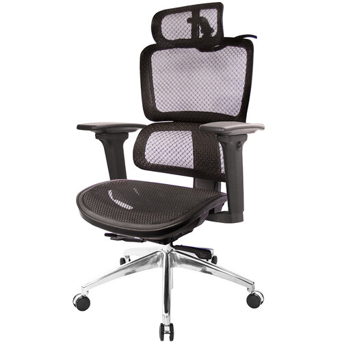 GXG 高背兩節腰 工學椅 (鋁腳/3D升降扶手) TW-8Z97 LUA9
