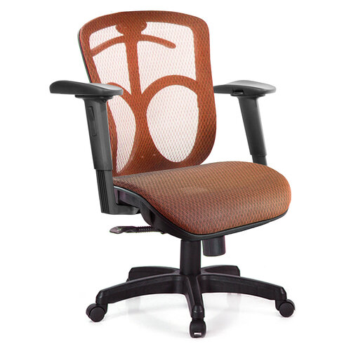 GXG 短背全網 電腦椅 (2D滑面後靠扶手) TW-091 E2JM