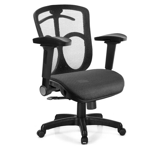 GXG 短背全網 電腦椅 (4D弧面摺疊扶手) TW-091 E1D
