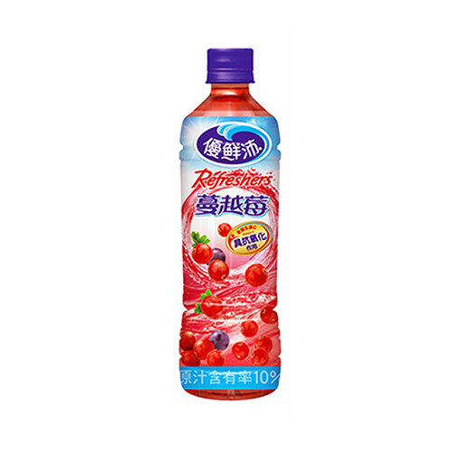 【優鮮沛】蔓越莓綜合果汁 500mlx5箱(共120入)