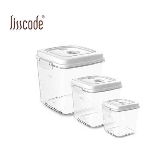 【Lisscode】+Sio 真空保鮮機專用收納罐 | 大中小3入組 | LC-002-1-LS