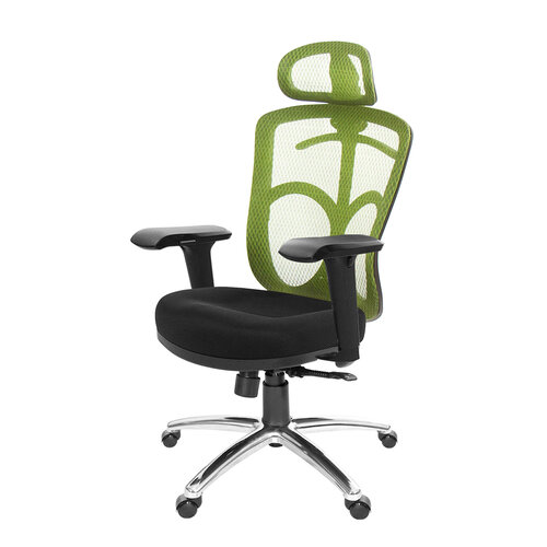 GXG 高背半網 電腦椅 (鋁腳/4D升降手) TW-096 LUA3