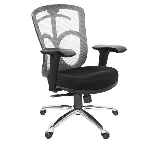GXG 短背半網 電腦椅 (鋁腳/4D升降手) TW-096 LU3