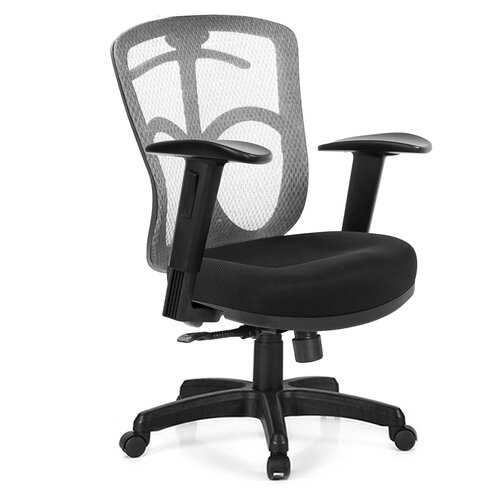 GXG 短背半網 電腦椅 (2D升降扶手) TW-096 E2