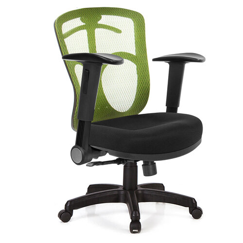 GXG 短背半網 電腦椅 (摺疊扶手) TW-096 E1