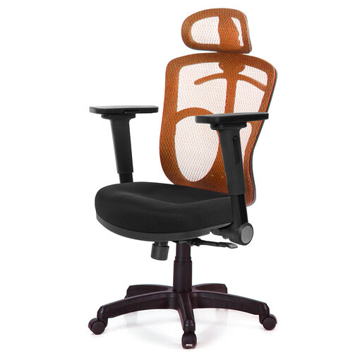 GXG 高背半網 電腦椅 (4D平面摺疊扶手) TW-096 EA1H