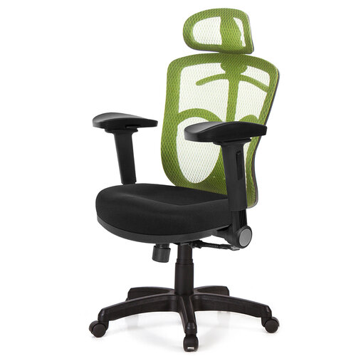 GXG 高背半網 電腦椅 (4D弧面摺疊扶手) TW-096 EA1D