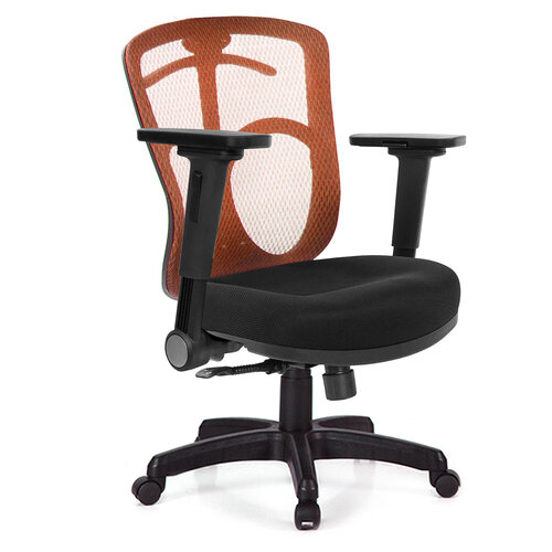 GXG 短背半網 電腦椅 (4D平面摺疊扶手) TW-096 E1H