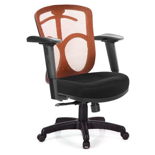 GXG 短背半網 電腦椅 (2D滑面後靠扶手) TW-096 E2JM