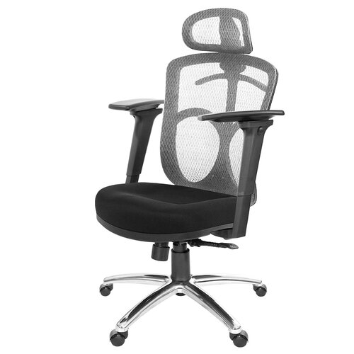 GXG 高背半網 電腦椅 (鋁腳/3D手游扶手) TW-096 LUA9M