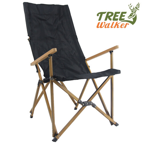 TreeWalker 木紋鋁合金大川椅-黑