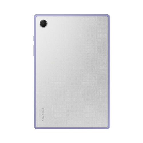 SAMSUNG Galaxy Tab A8 X200/X205適用 原廠彩色邊框透明保護殼 (EF-QX200)-薰衣草紫