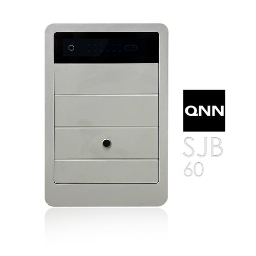 【巧能 QNN】熱感應觸控指紋/密碼/鑰匙智能數位電子保險箱/櫃(SJB-60)