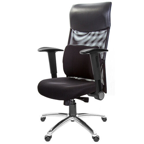 GXG 高背泡棉座 電腦椅 (摺疊扶手/鋁腳) TW-8130 LUA1