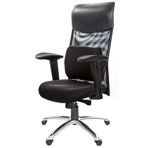 GXG 高背泡棉座 電腦椅 (2D滑面扶手/鋁腳) TW-8130 LUA2J