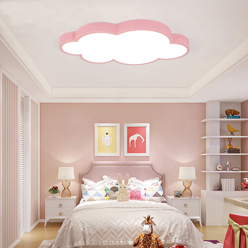 H&R安室家 棉花雲朵 智能LED吸頂燈ZA0210 (附遙控器可調明暗及色溫 )