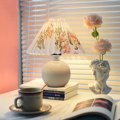 H&R安室家 花罩蘑菇桌燈/床頭燈ZA0221