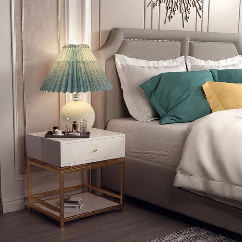 H&R安室家 綠罩蘑菇桌燈/床頭燈ZA0220