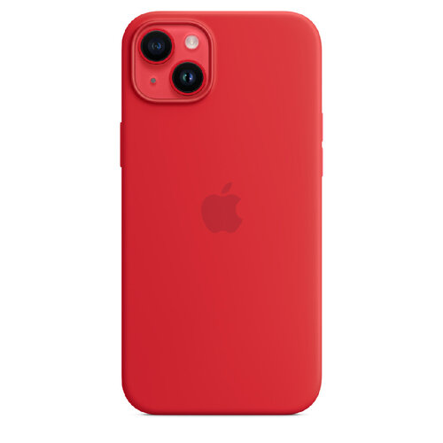 Apple 原廠 iPhone 14 Plus MagSafe Silicone Case 矽膠保護殼-紅色
