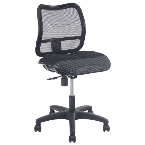 DR. AIR 人體工學氣墊椅墊辦公網椅(2201)-灰黑